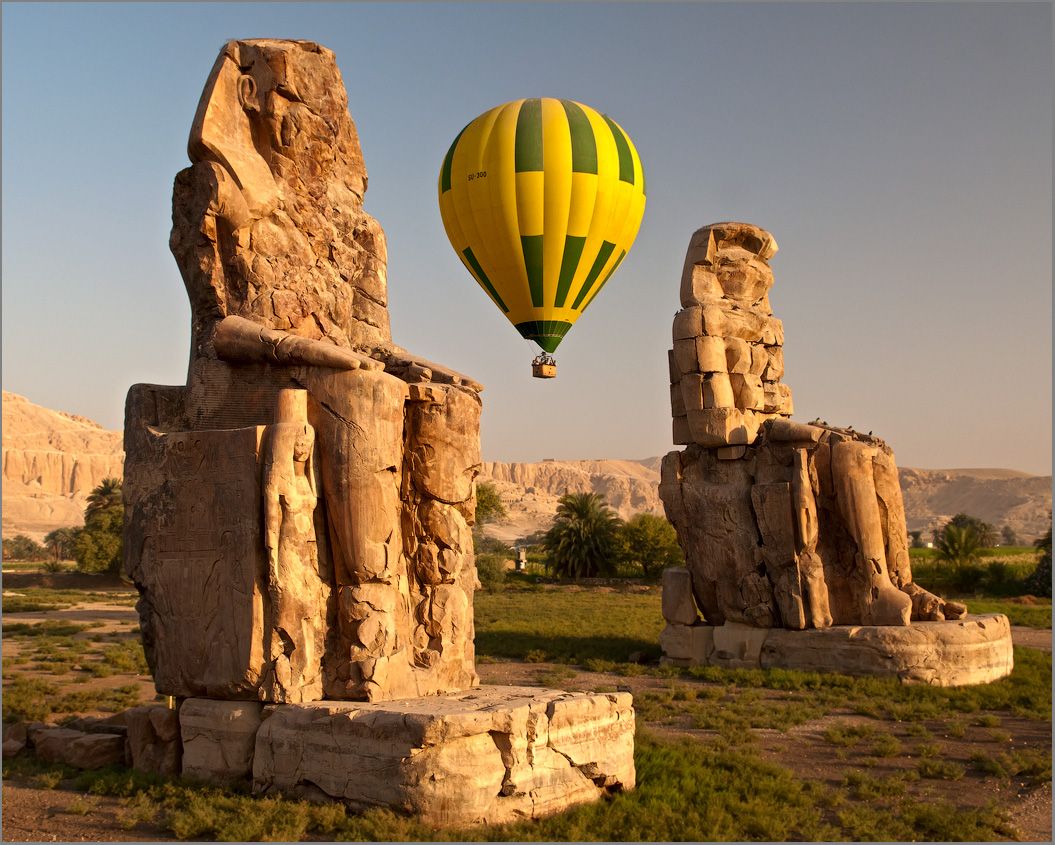 Luxor Sunrise Hot Air Balloon Ride over Luxor Relics