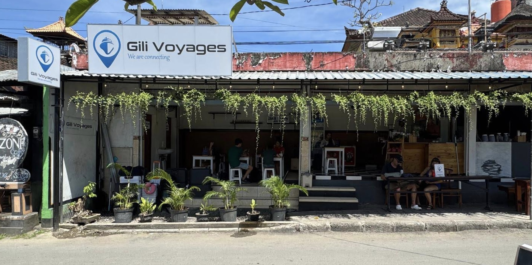 Ticket exchange location at Bali Padang Bai Harbour