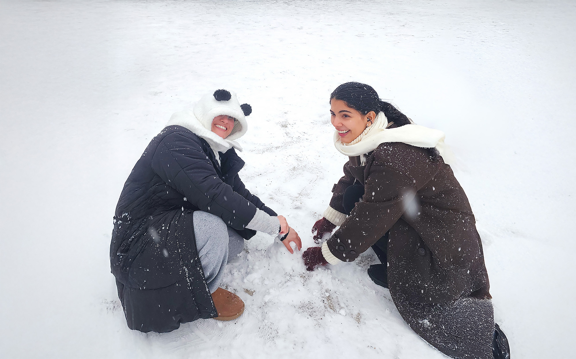 🩵冬季的南怡島，白雪皚皚，宛如童話仙境。