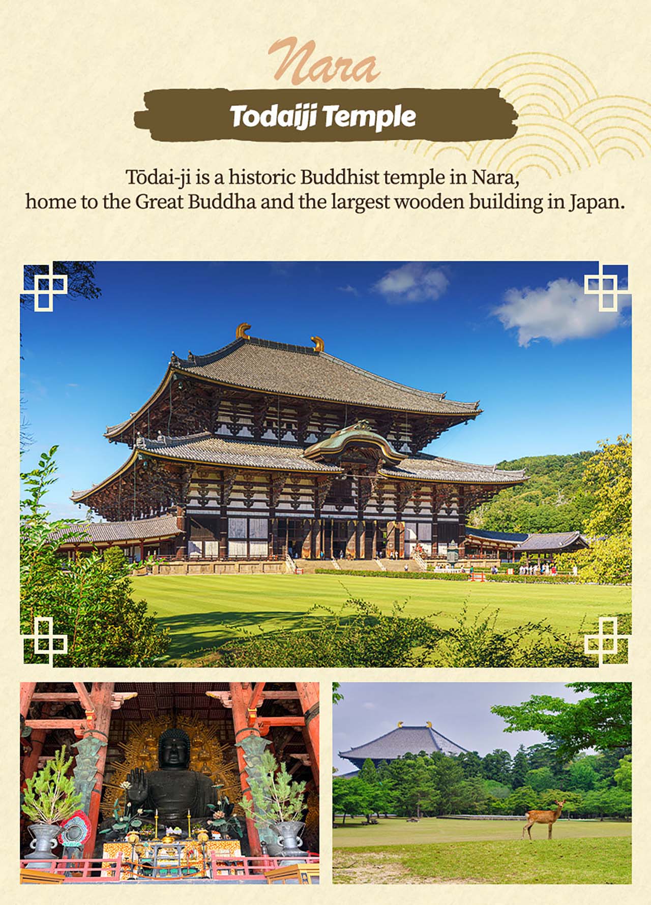 京都 & 奈良精華遊：清水寺, 伏見稻荷大社, 宇治平等院, 奈良公園, 東大寺 (大阪出發)