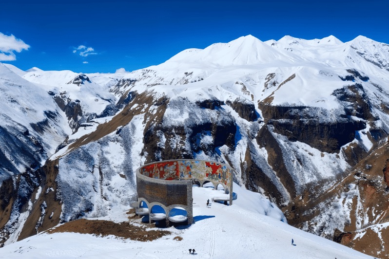 From Tbilisi: Ananuri, Gudauri and Kazbegi Guided Group Tour