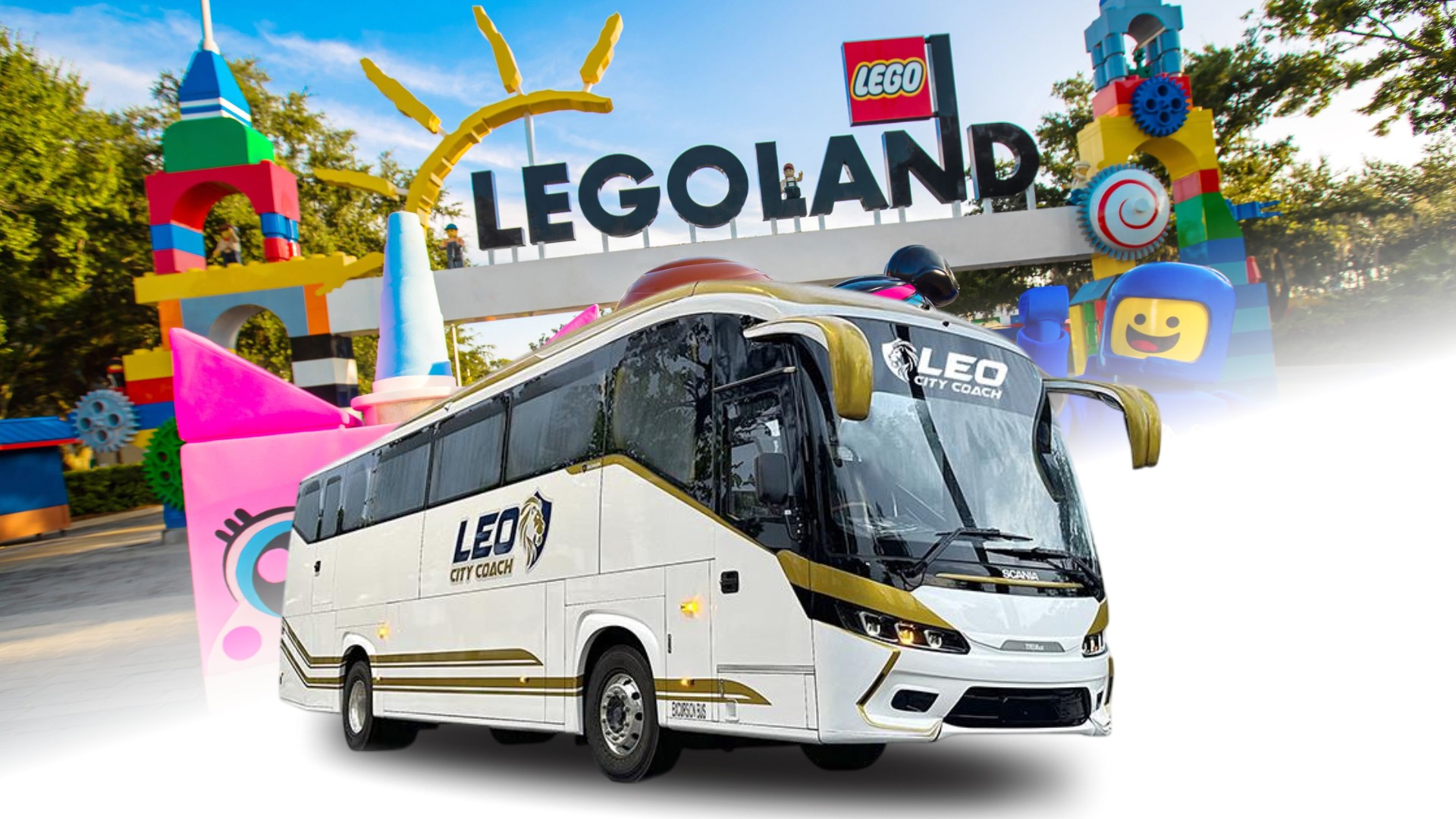 Singapore - Legoland Bus & Admission Ticket by Leo City 
