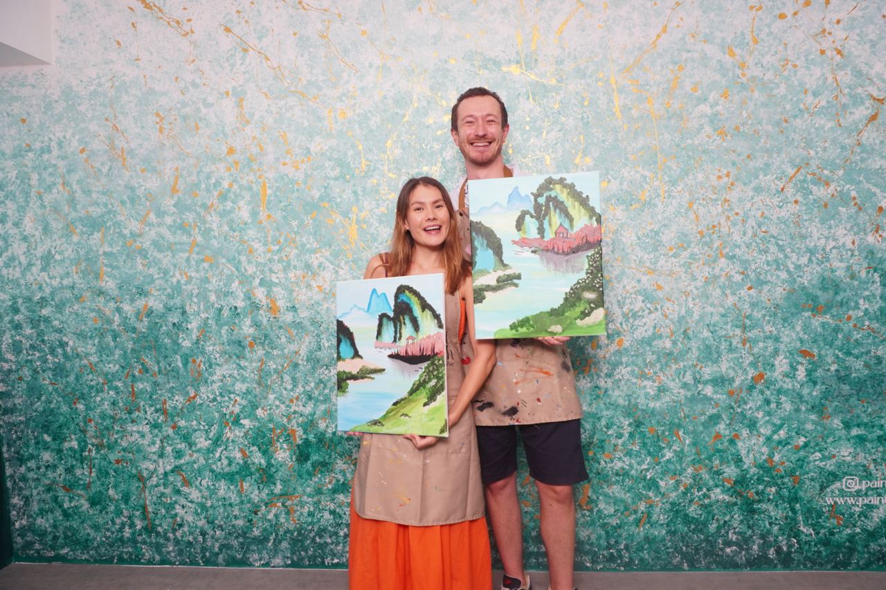 Couple’s Painting Experience in Singapore by Paintblush