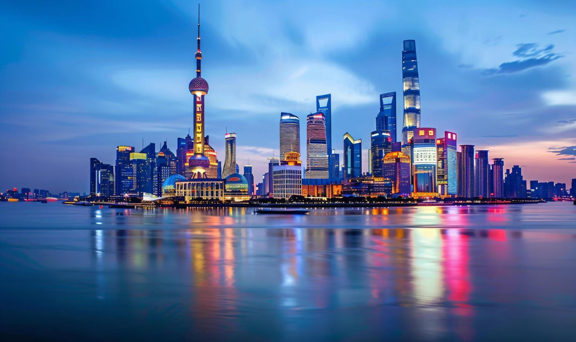 Shanghai Huangpu River Night Cruise and Buffet