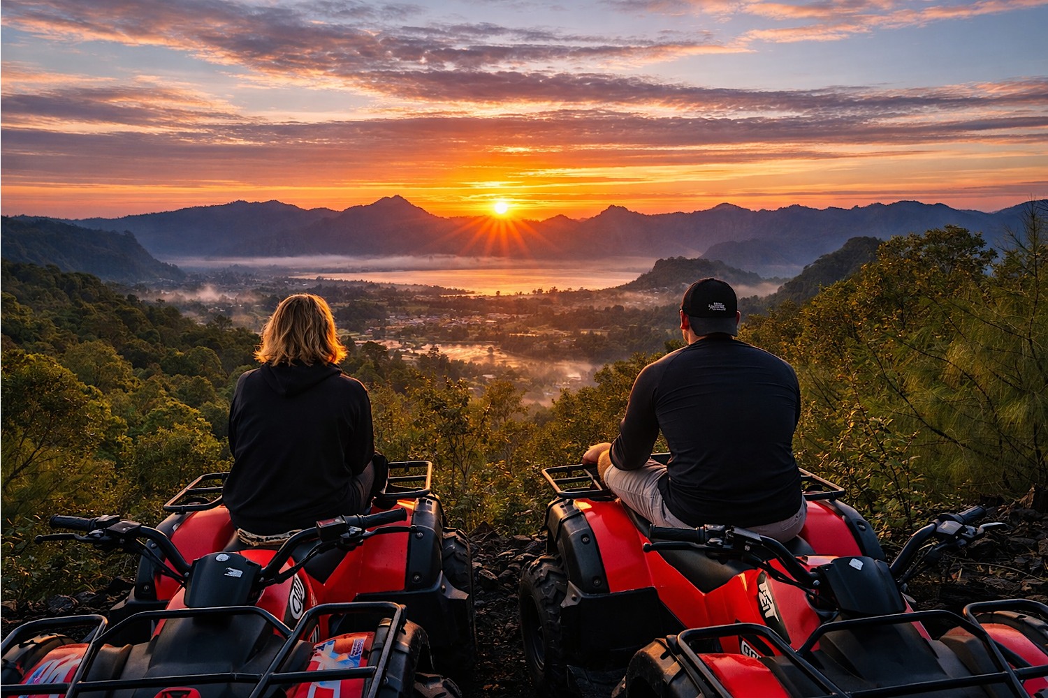 騎著您自己的ATV四輪摩托車,在巴杜爾火山觀賞日出 騎著您自己的ATV四輪摩托車,在巴杜爾火山觀賞日出