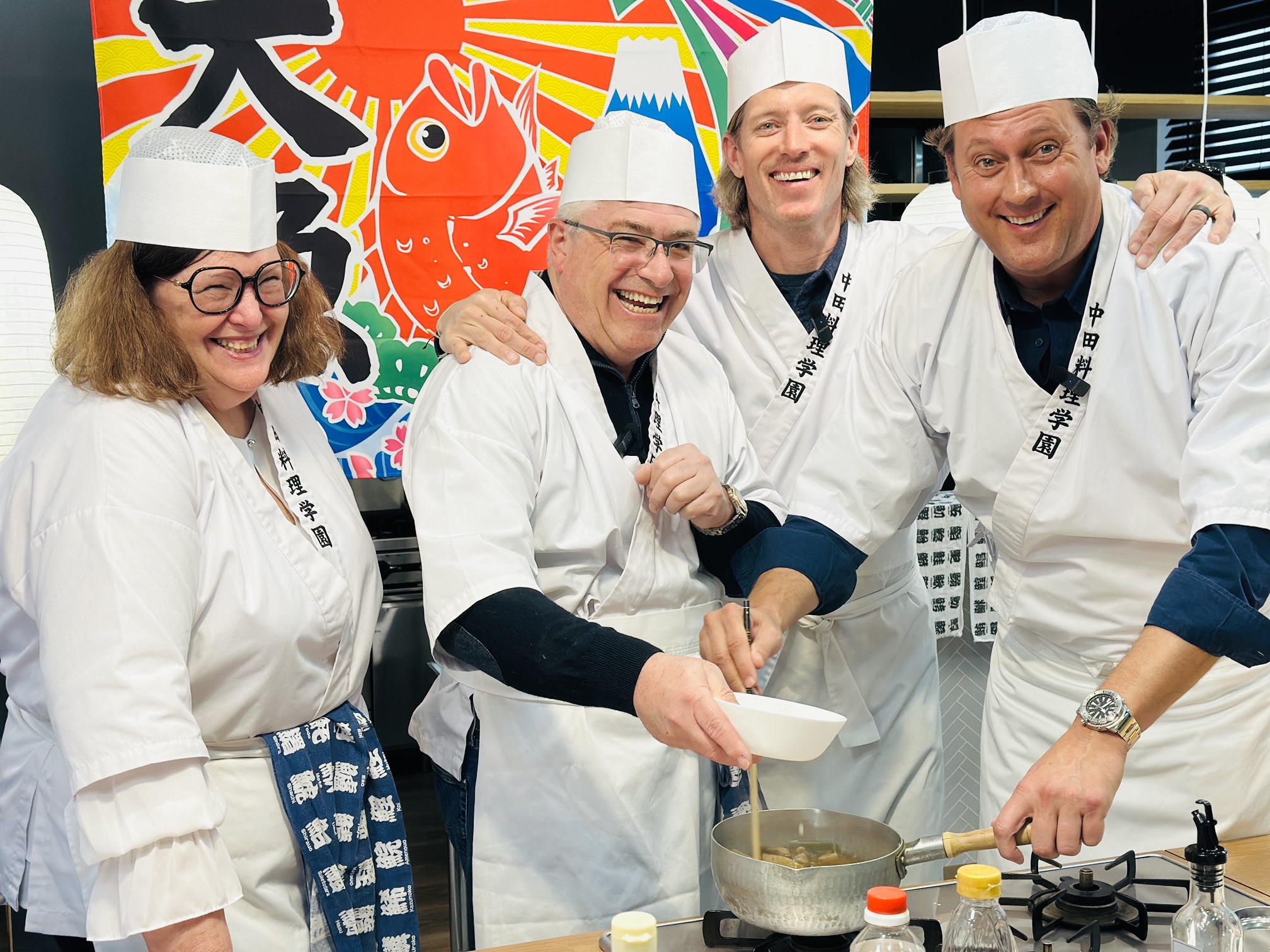 Kanazawa: Cooking experience making blackthroat seaperch nigiri sushi and 5 Japanese dishes (with meal)
