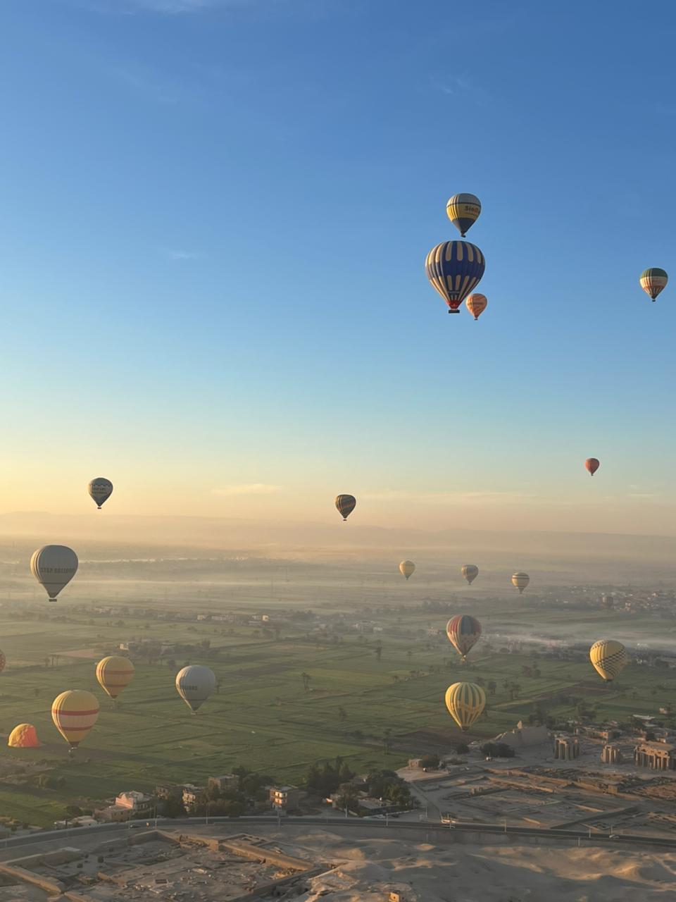 盧克索熱氣球之旅，俯瞰古代遺蹟