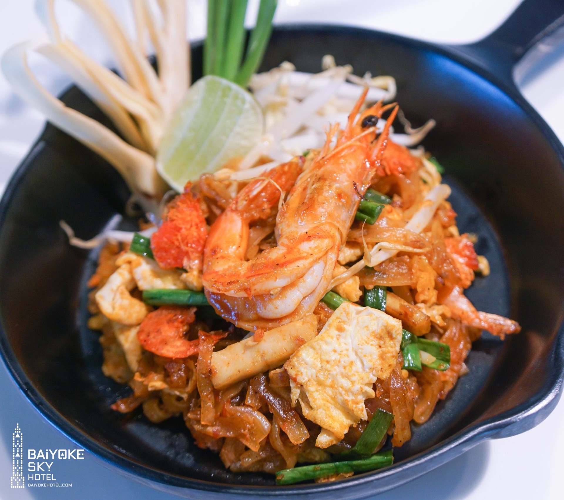 泰式炒河粉配蝦 泰式炒河粉配蝦