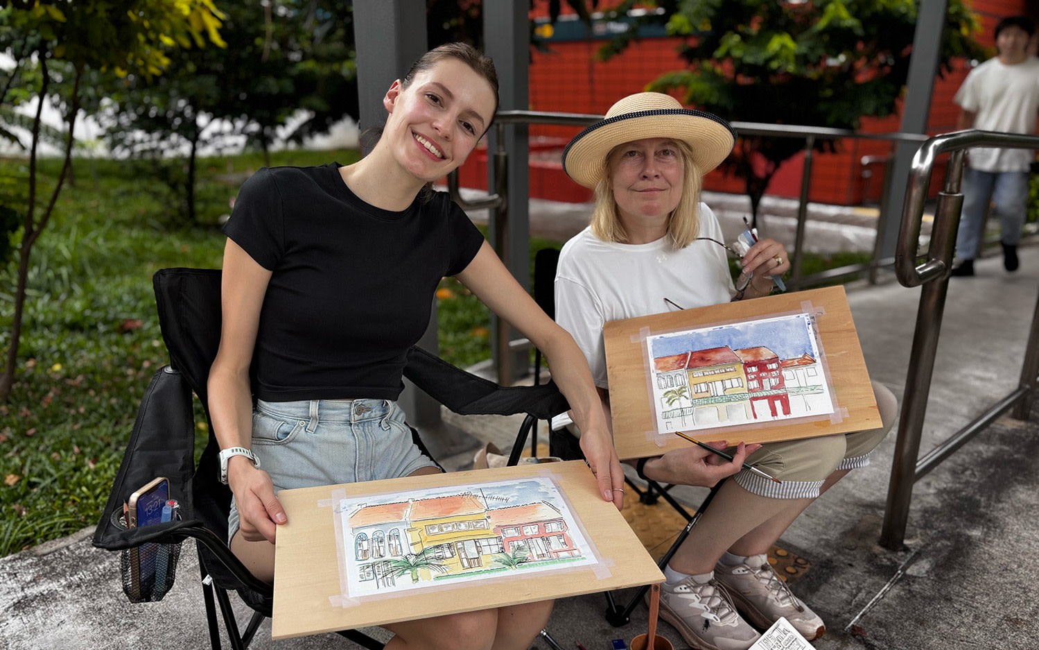 Outdoor Watercolour Experience in Singapore
