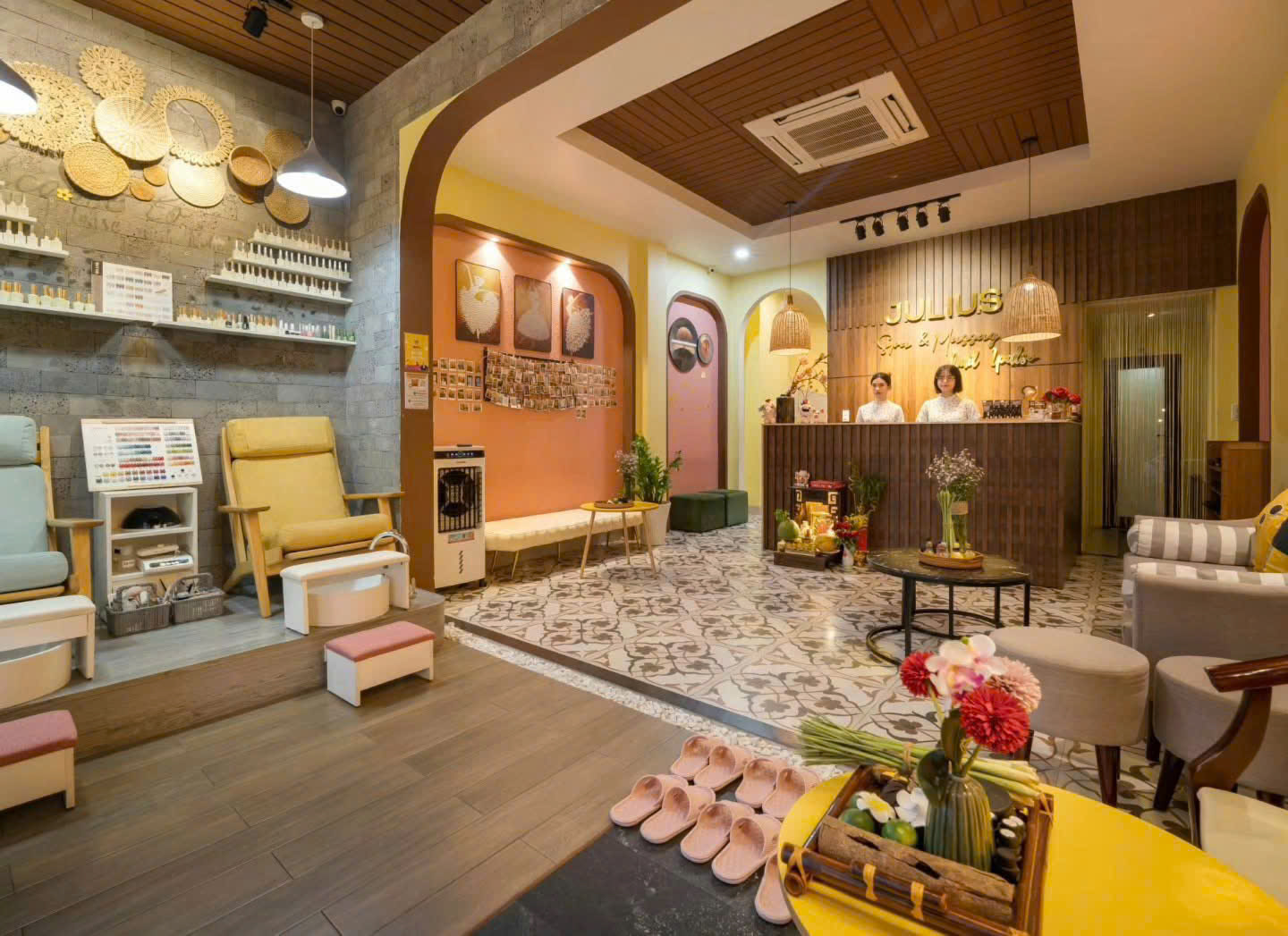 Luxury Manicure & Pedicure with Nail Polish at Julius Spa