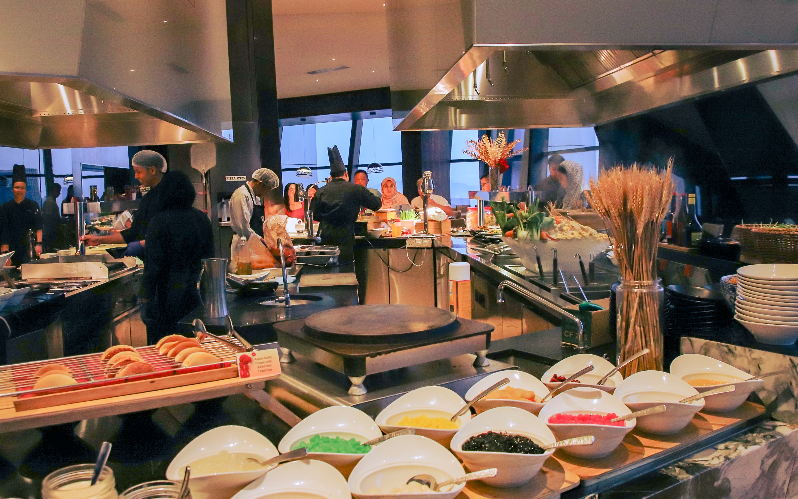 Dining at TRACE Restaurant & Bar, Element Kuala Lumpur