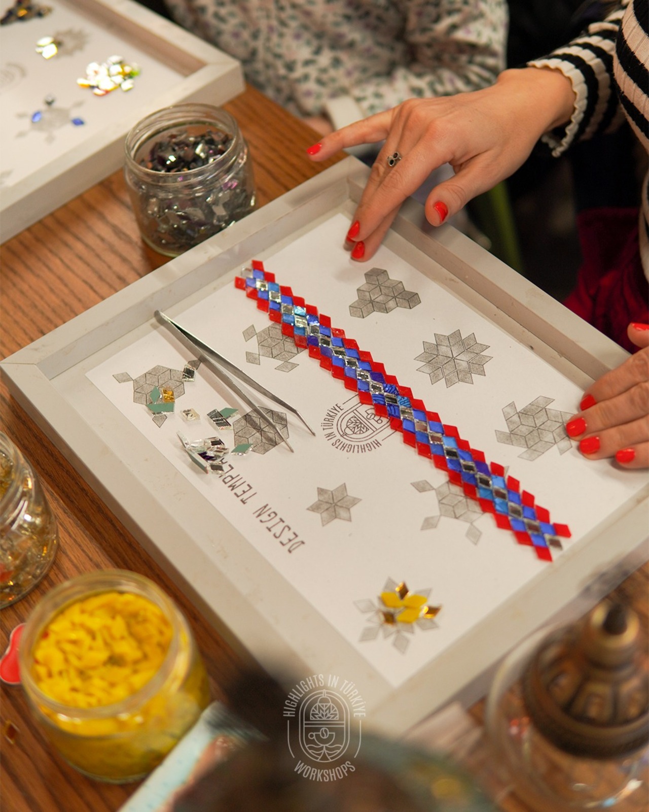 Antalya: Mosaic Candle Holder Workshop, Mediterranean Touch