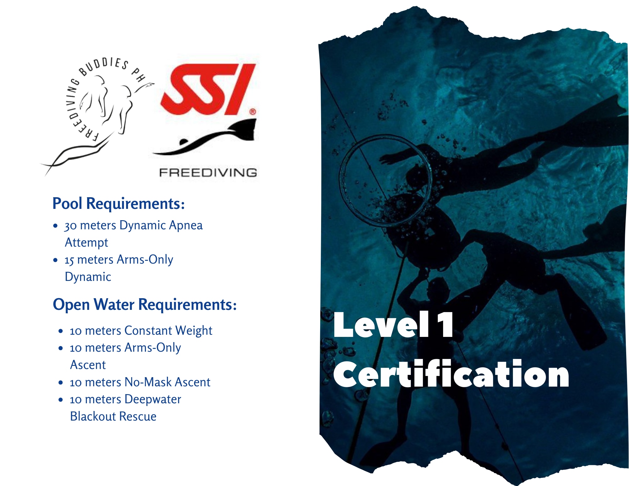 SSI Level 1 Freediving Certification