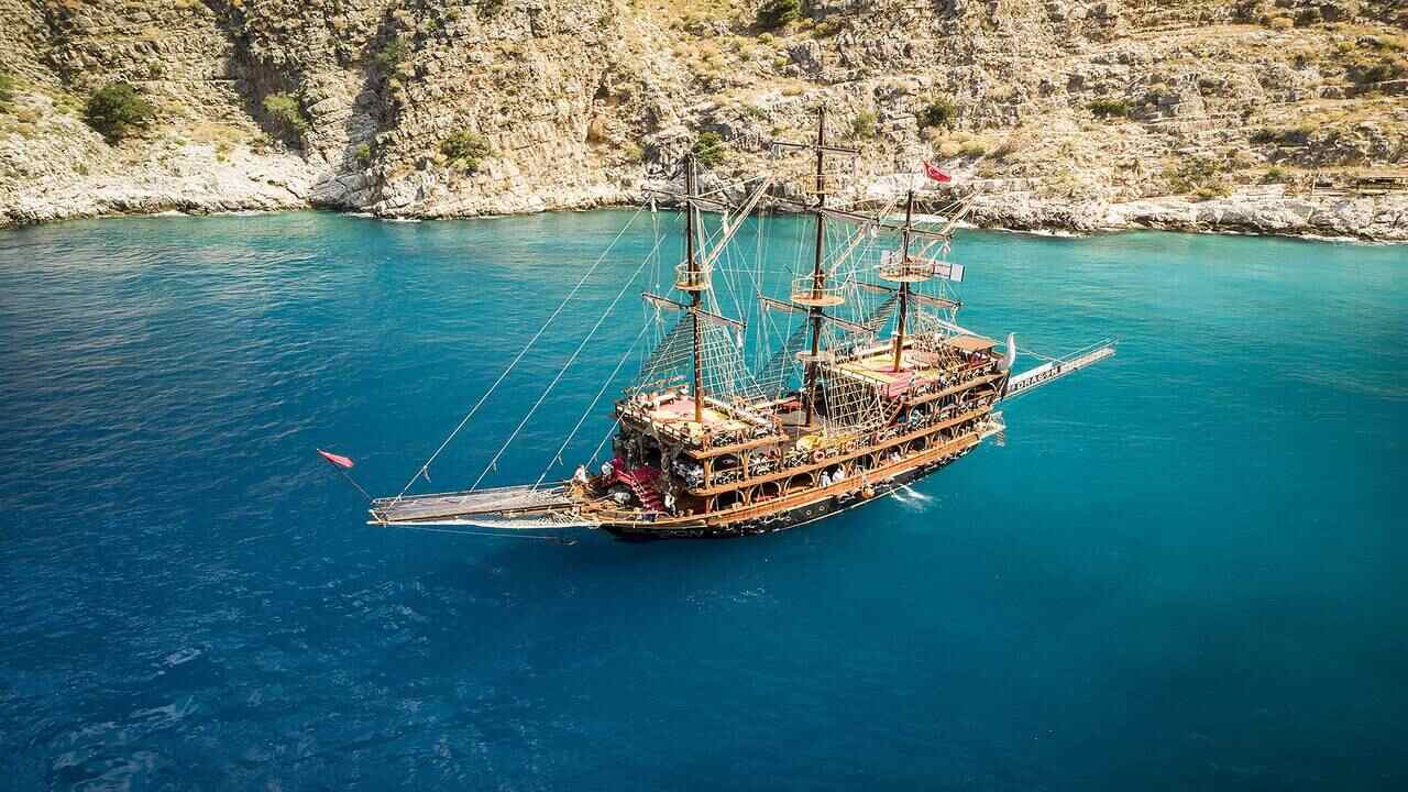 Pirate Boat Trip in Kemer w/Pick Up From Antalya