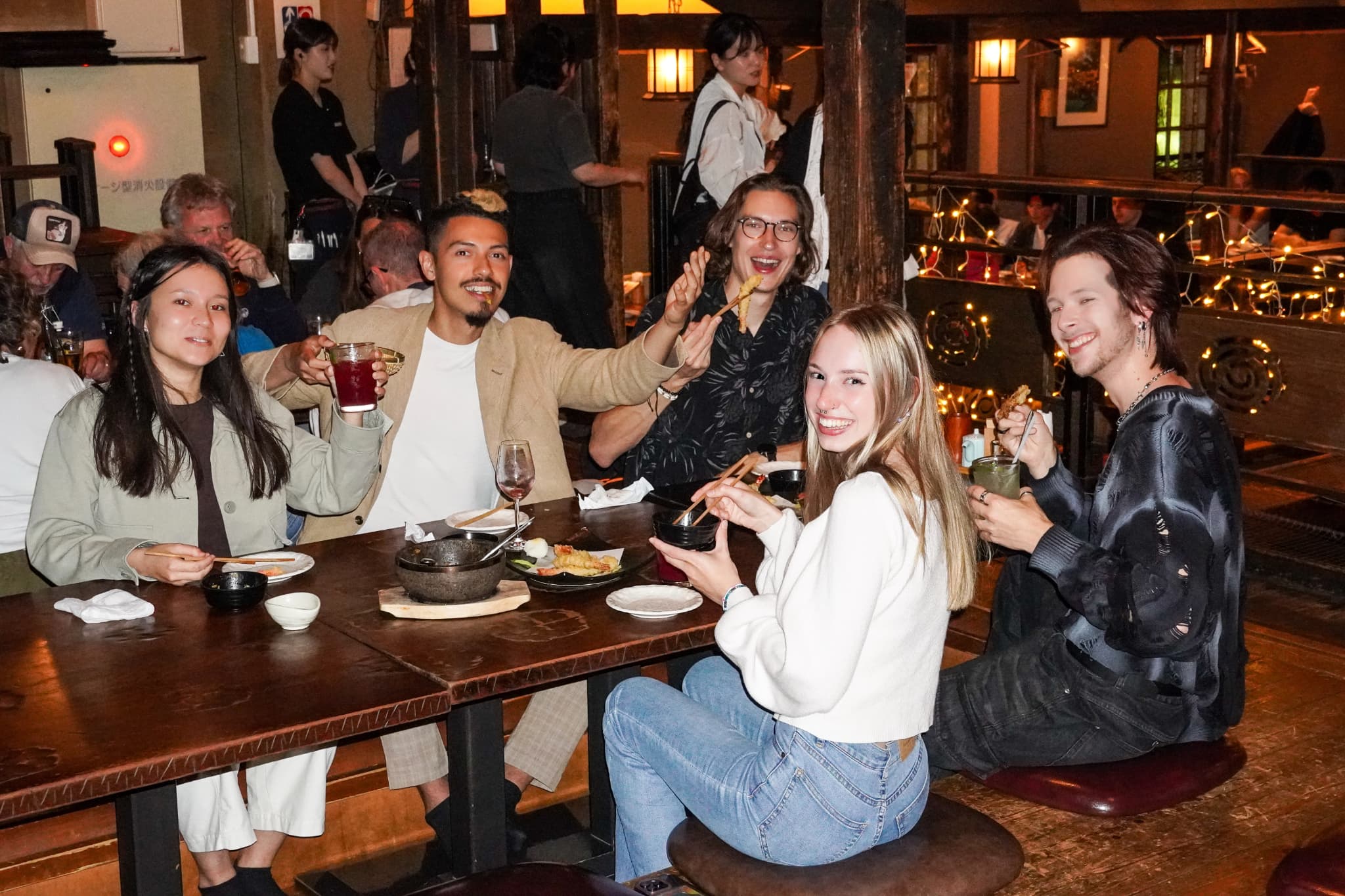 Only in Tokyo Nishi-Azabu Izakaya and Crazy Viral Staff Dance Bar