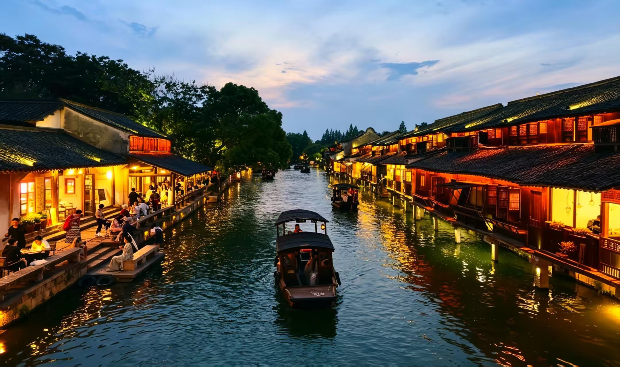 Roaming Jiangnan: Wuzhen Day and Night Twin Views + Hangzhou West Lake Songcheng Two-Day Tour