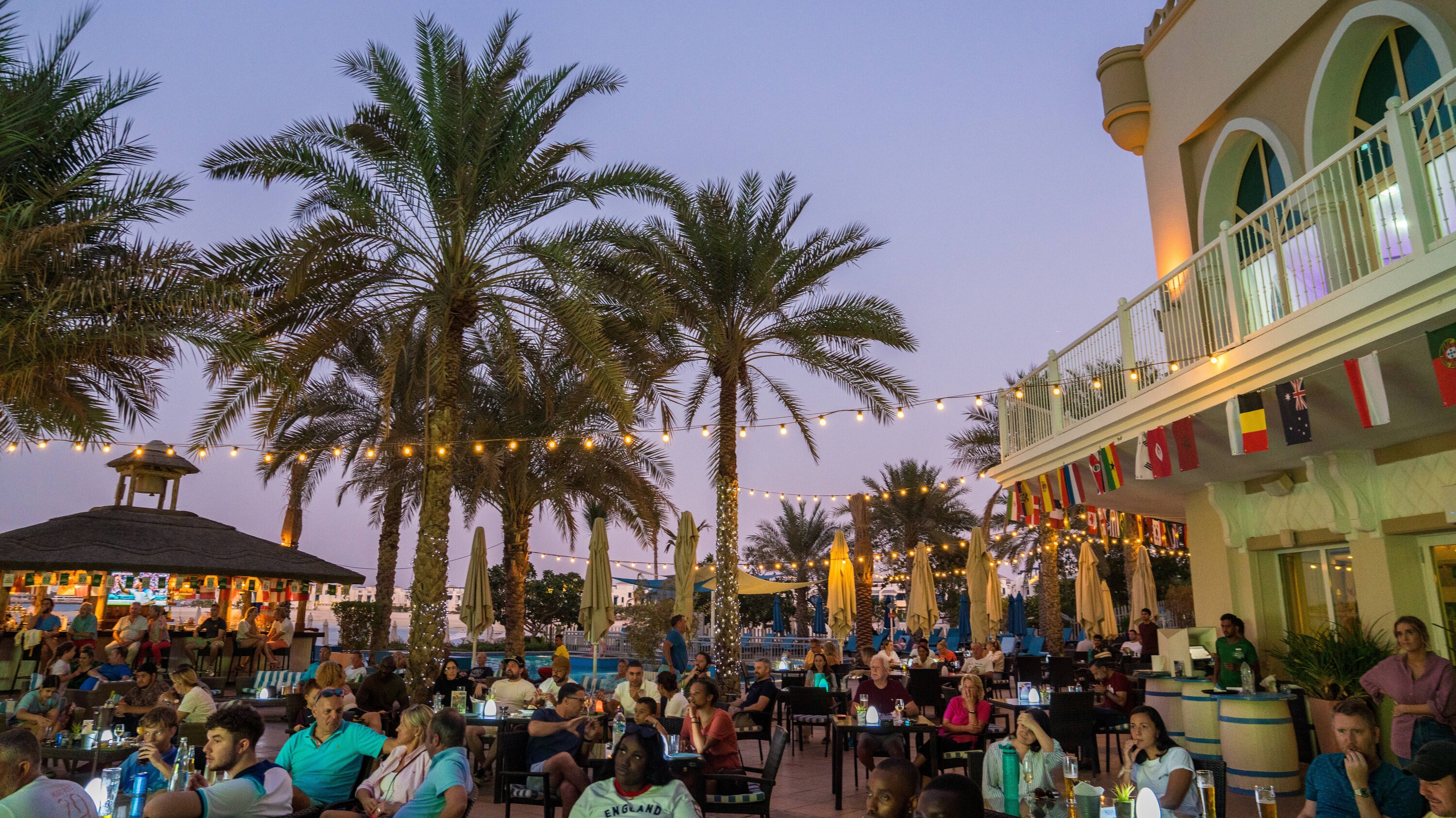 Savoring exquisite food and drinks in a chic, beachside setting, a perfect day of indulgence