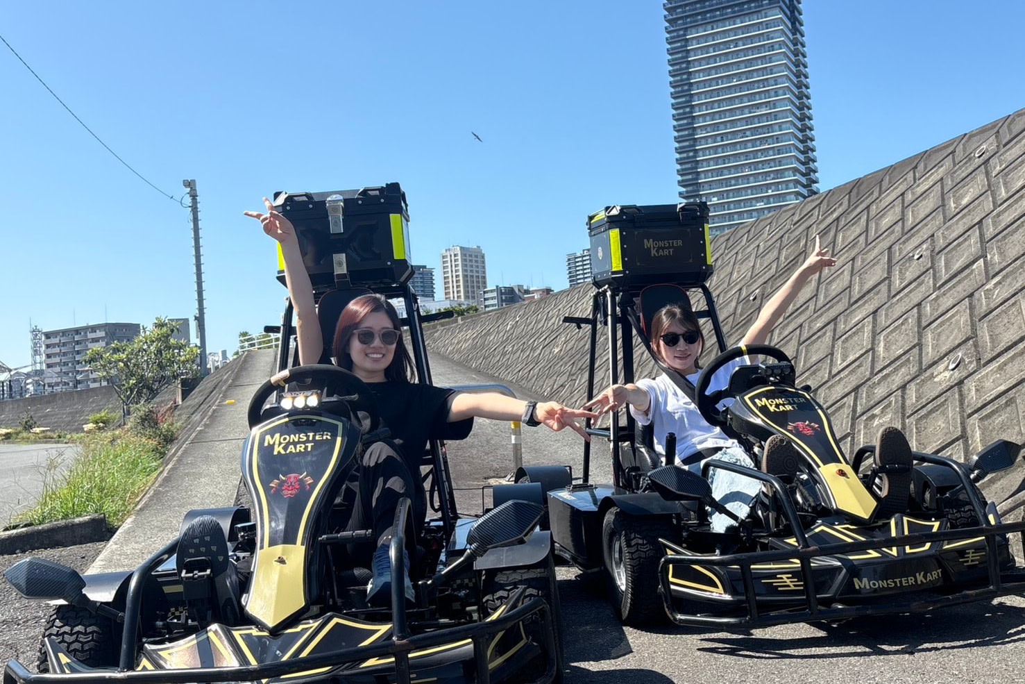 Kumamoto: Guided Go-Kart Experience with Tour Guide
