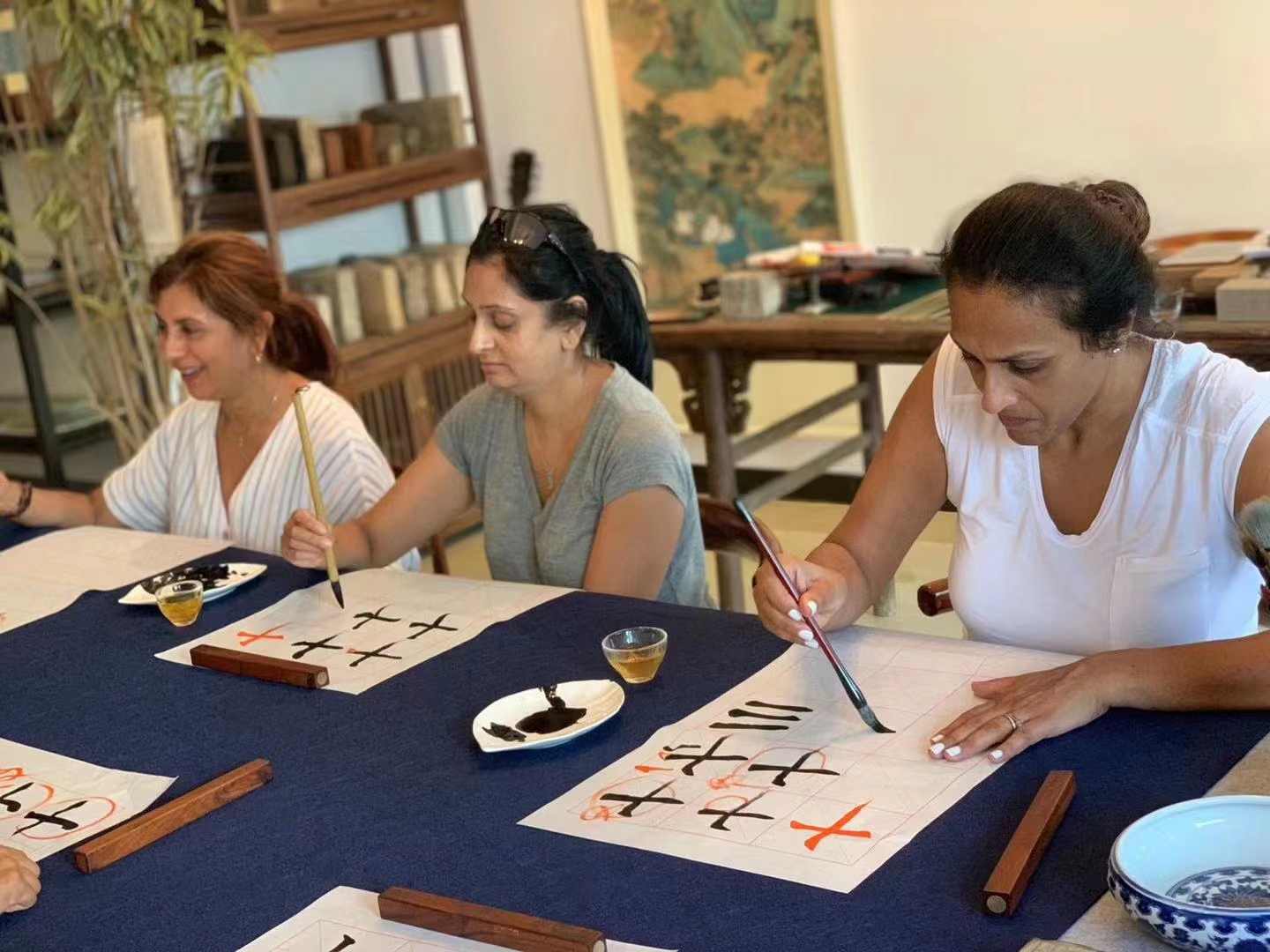 Tai Chi and Chinese Calligraphy Learning Class