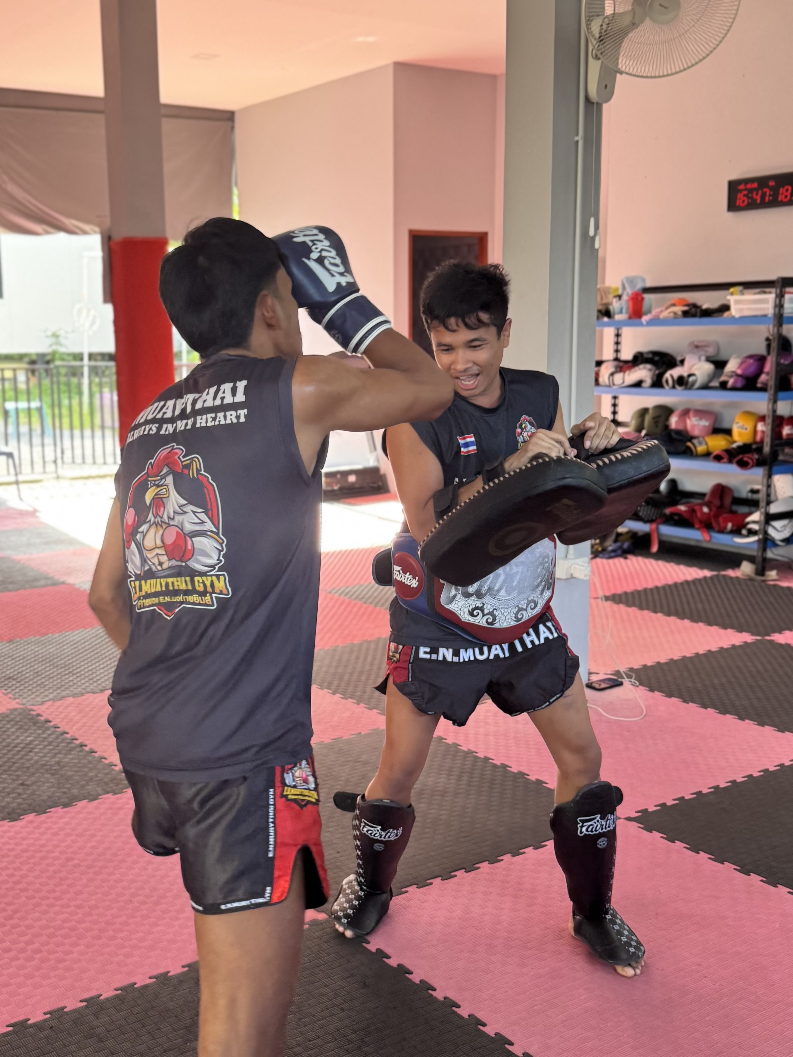 Muaythai Boxing class at E.N. Muaythai Gym in Krabi