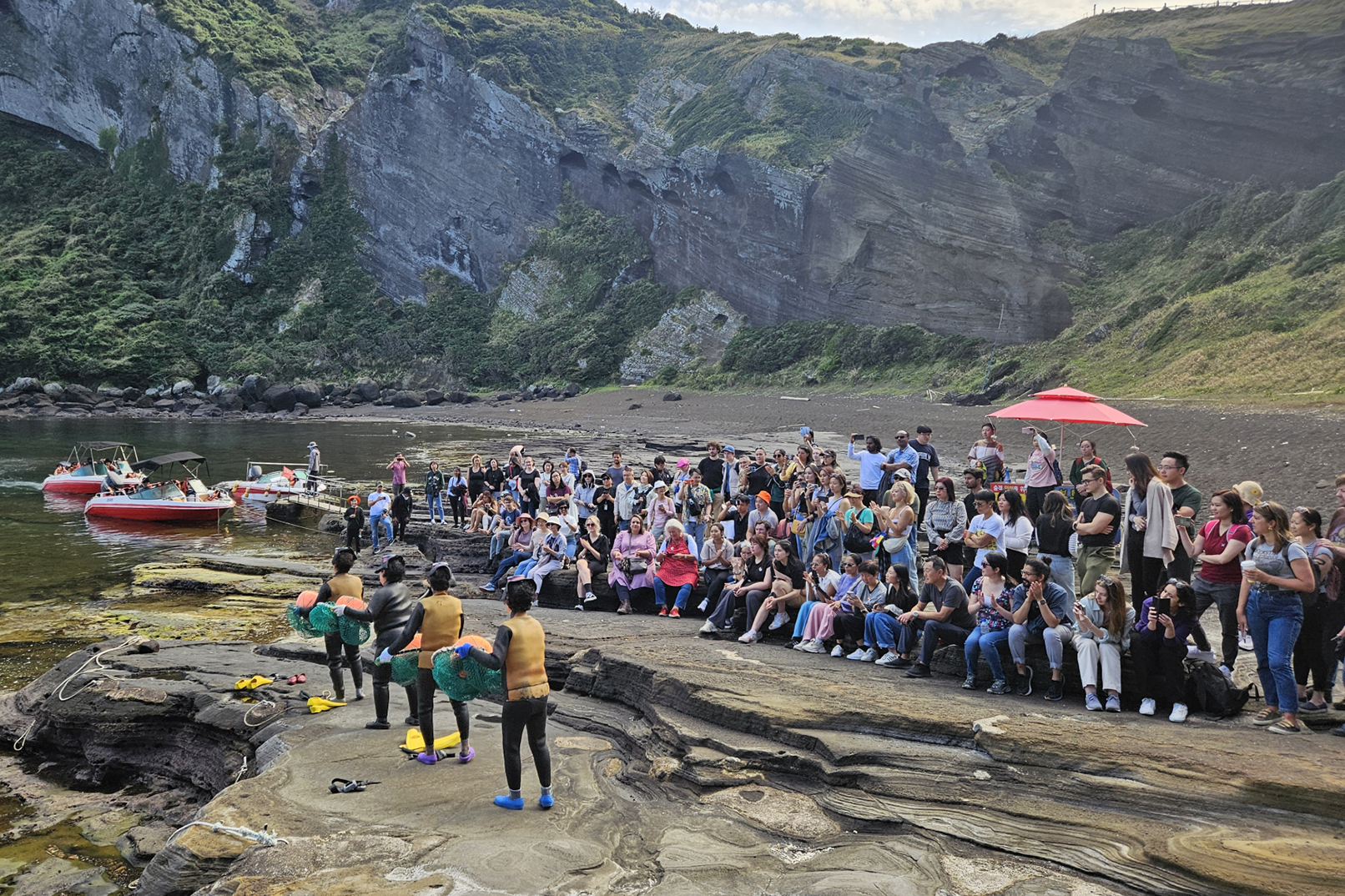 Witness the timeless tradition of Jeju’s haenyeo — where the sea and life become one.