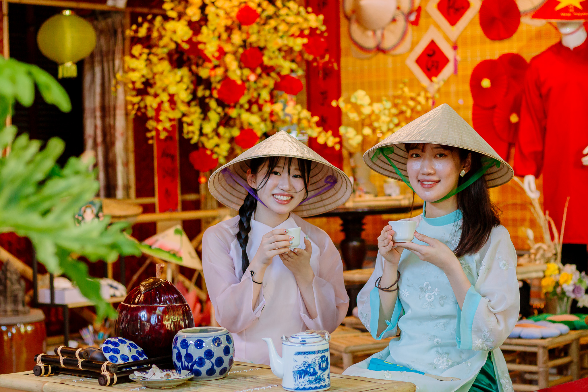 Traditional Vietnamese Afternoon Tea & Folk Craft Experience