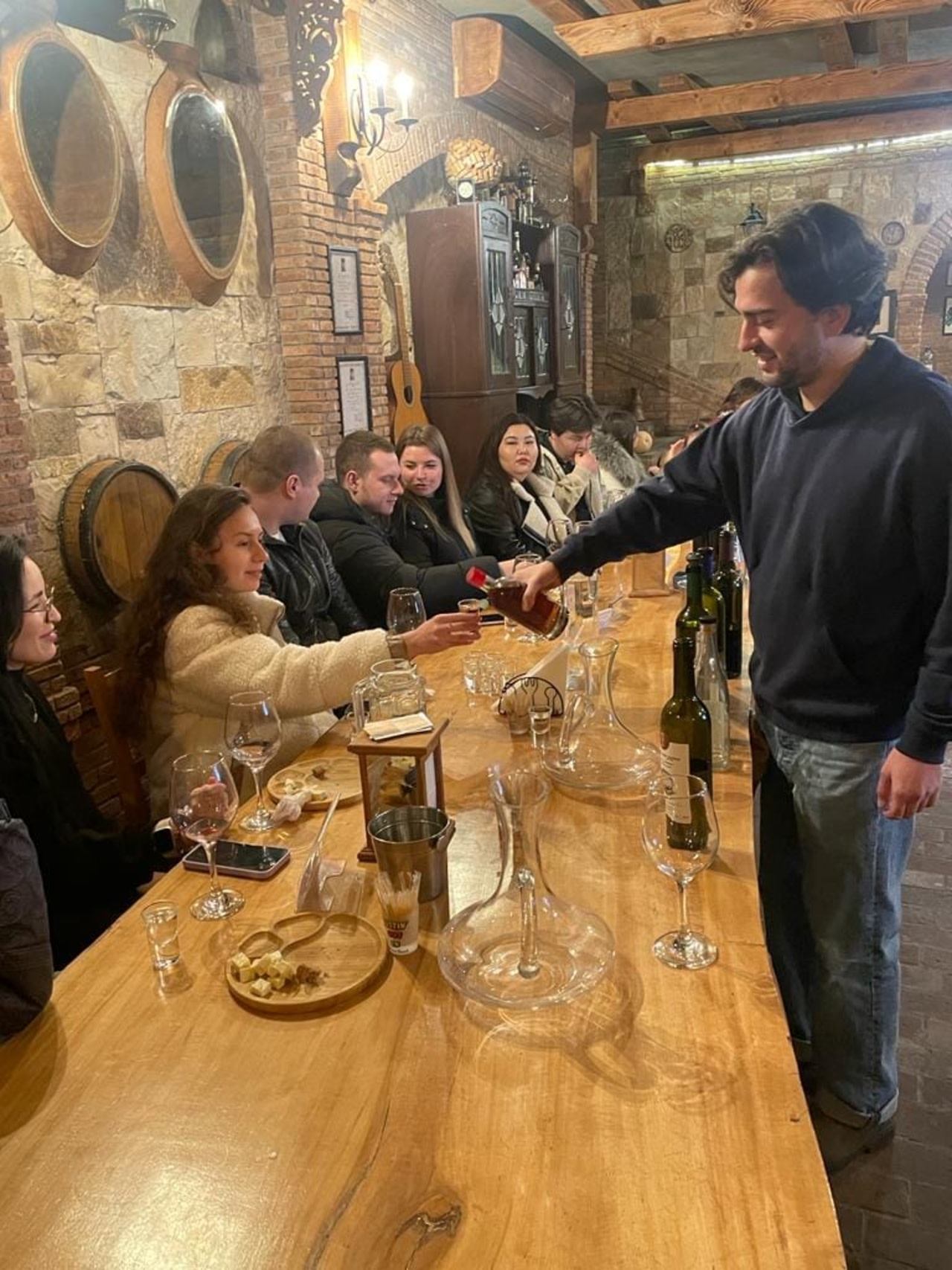 Georgian Wine Tasting at Local Cellar in Batumi