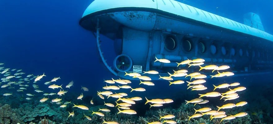 沙姆沙伊赫：沿着海岸的半潜水艇之旅