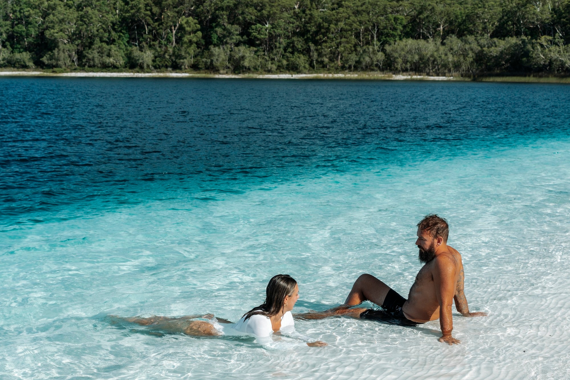 Swim in Boorangoora (Lake McKenzie)