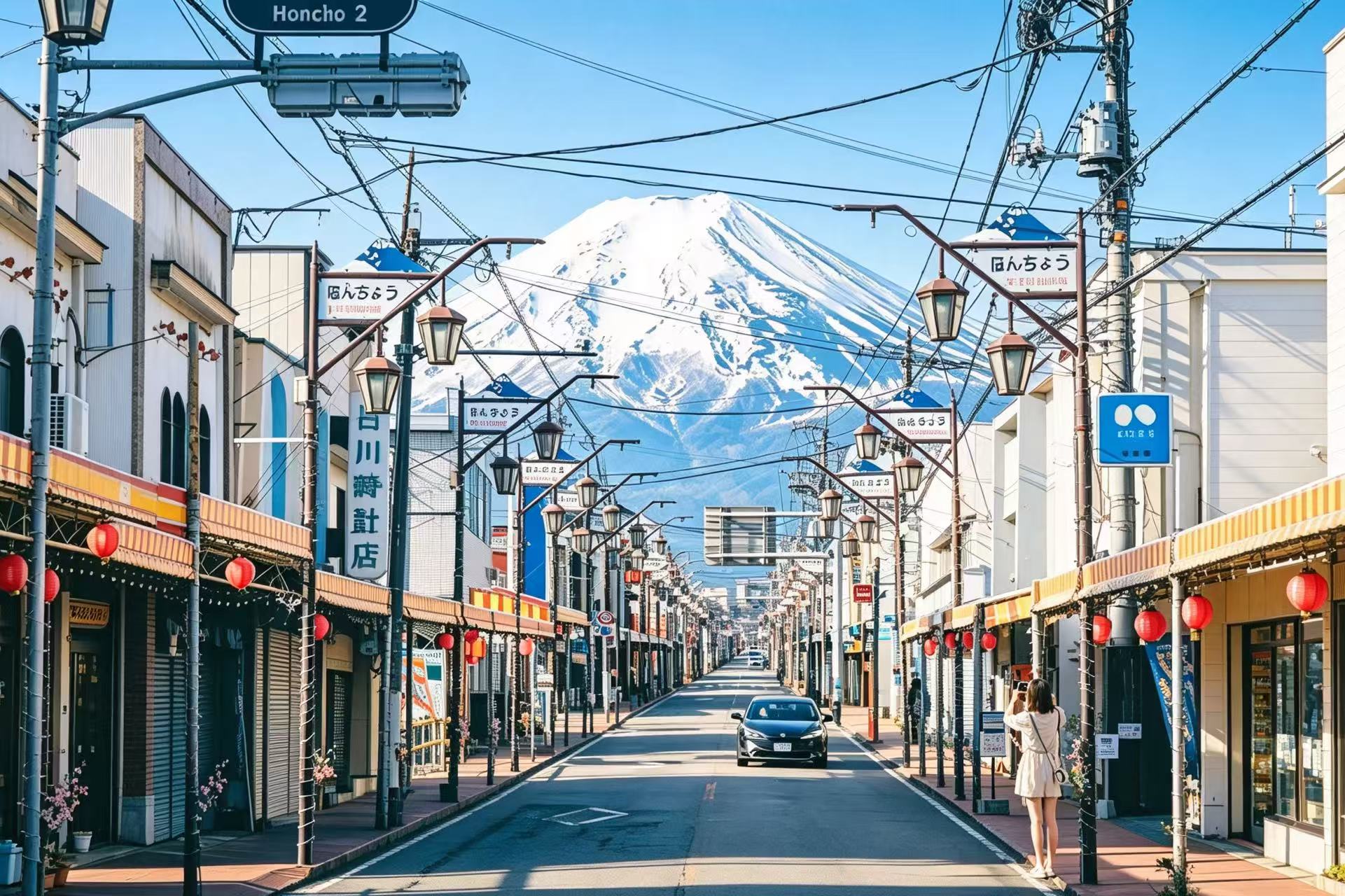 (Mount Fuji Popular Photo Spots Private Customized Charter) Mount Fuji Arakurayama Sengen Park & Hikawa Clock Shop & Lawson Convenience Store & Oshino Hakkai & Oishi Park Day Trip Hotel Pickup and Drop-off from Tokyo 