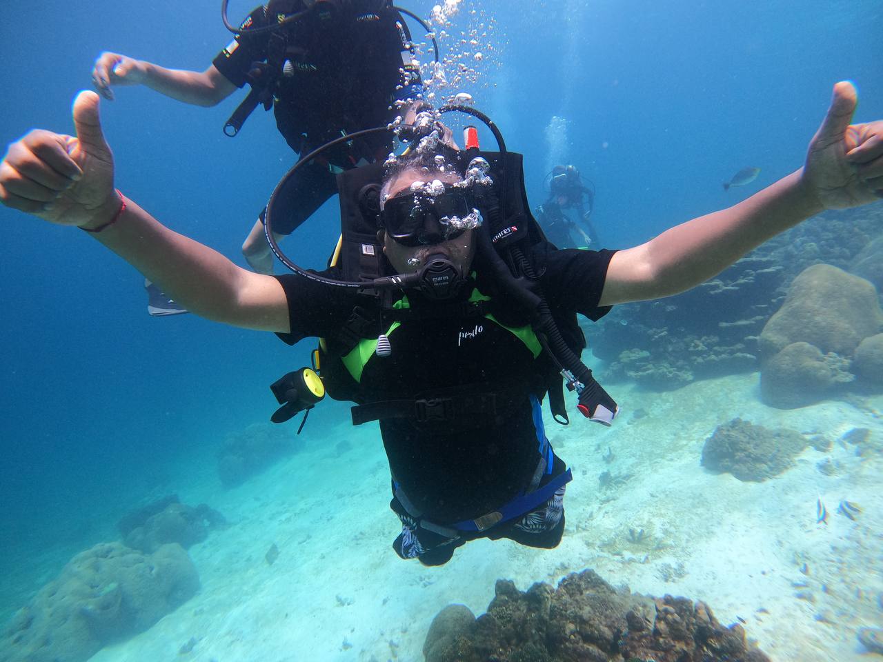 ファンダイビング体験（パヤ島・マリンパーク / PADI Dive Center提供）