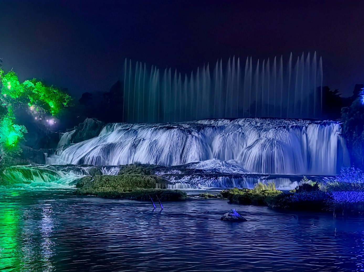 Night Feast of Asia's Largest Waterfall Group