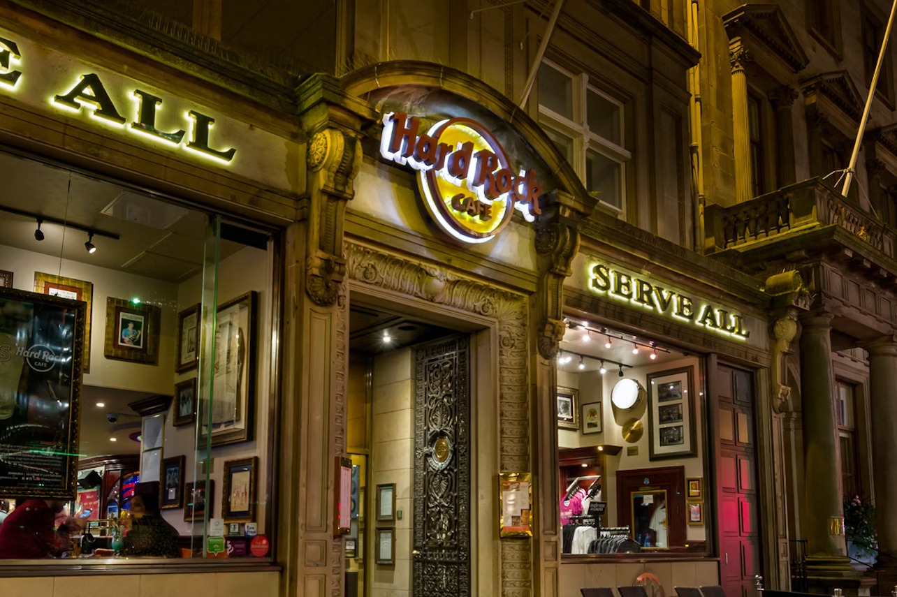 Hard Rock Cafe Edinburgh Dining Experience 