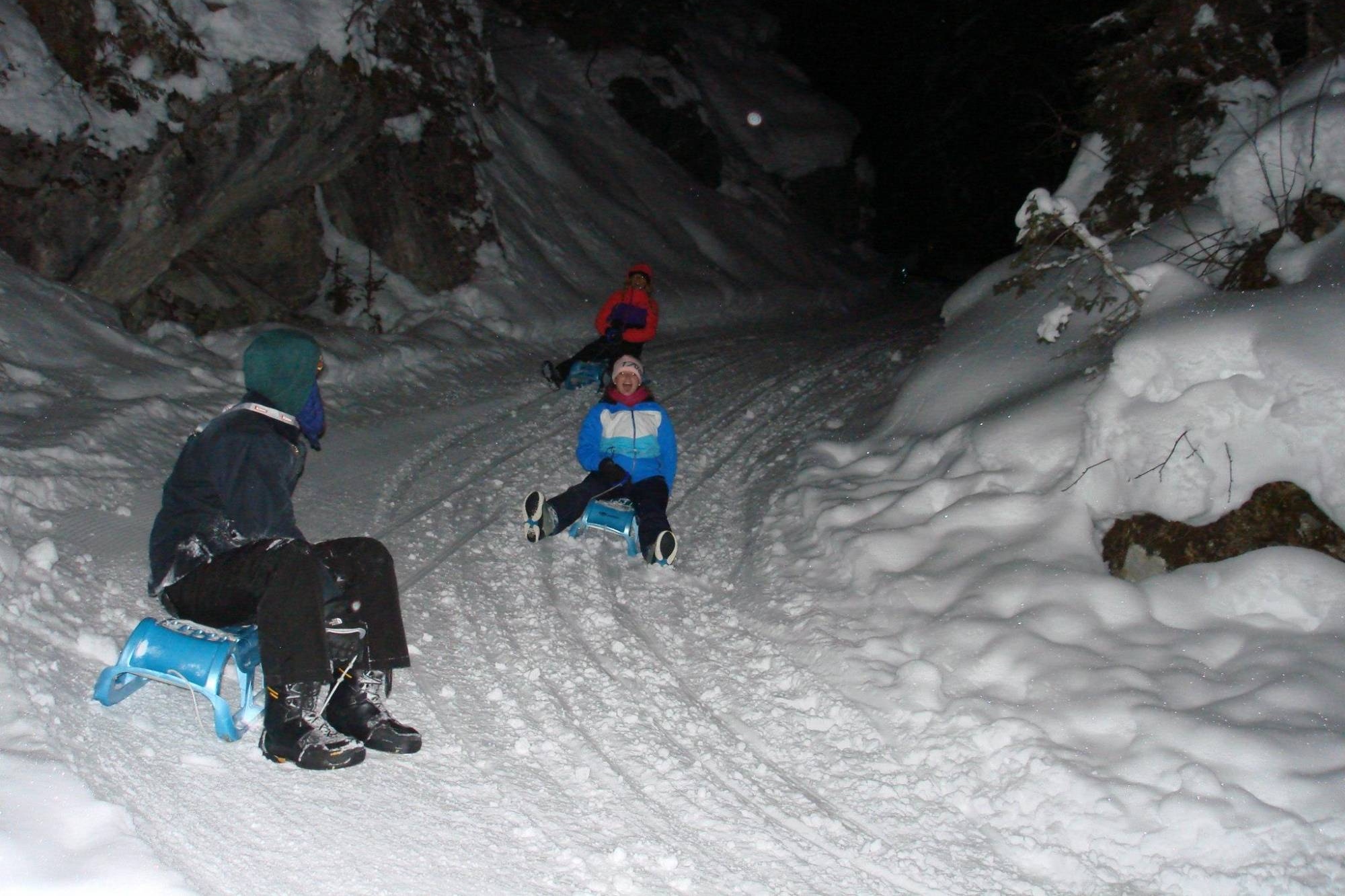 Night Sledding with Fondue from Interlaken