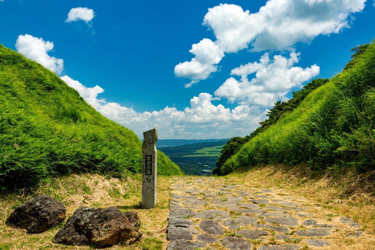 阿蘇出發  二重峠豊後街道的石茶屋遺跡  江戶參勤交代歷史巡禮