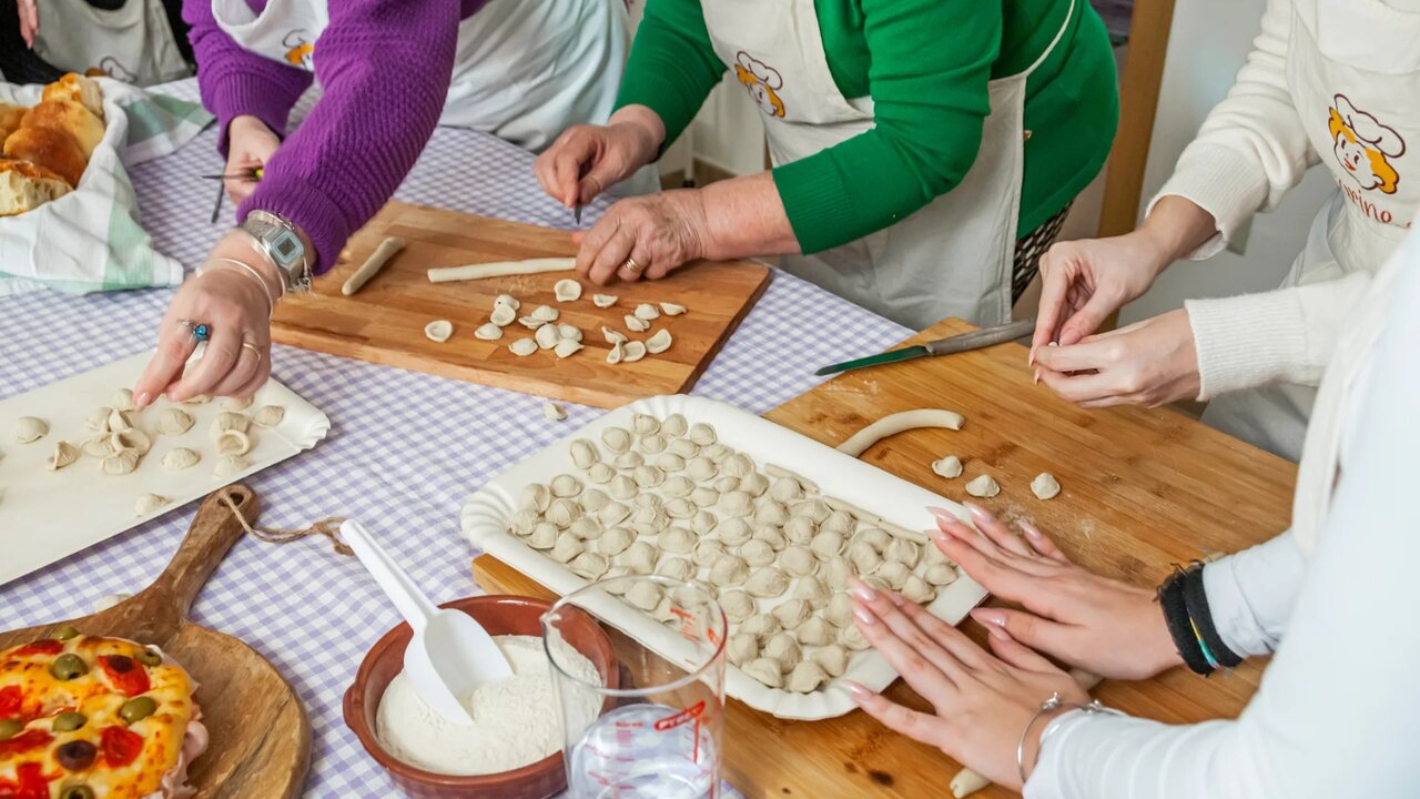 在阿雷佐學習製作意大利麵和提拉米蘇