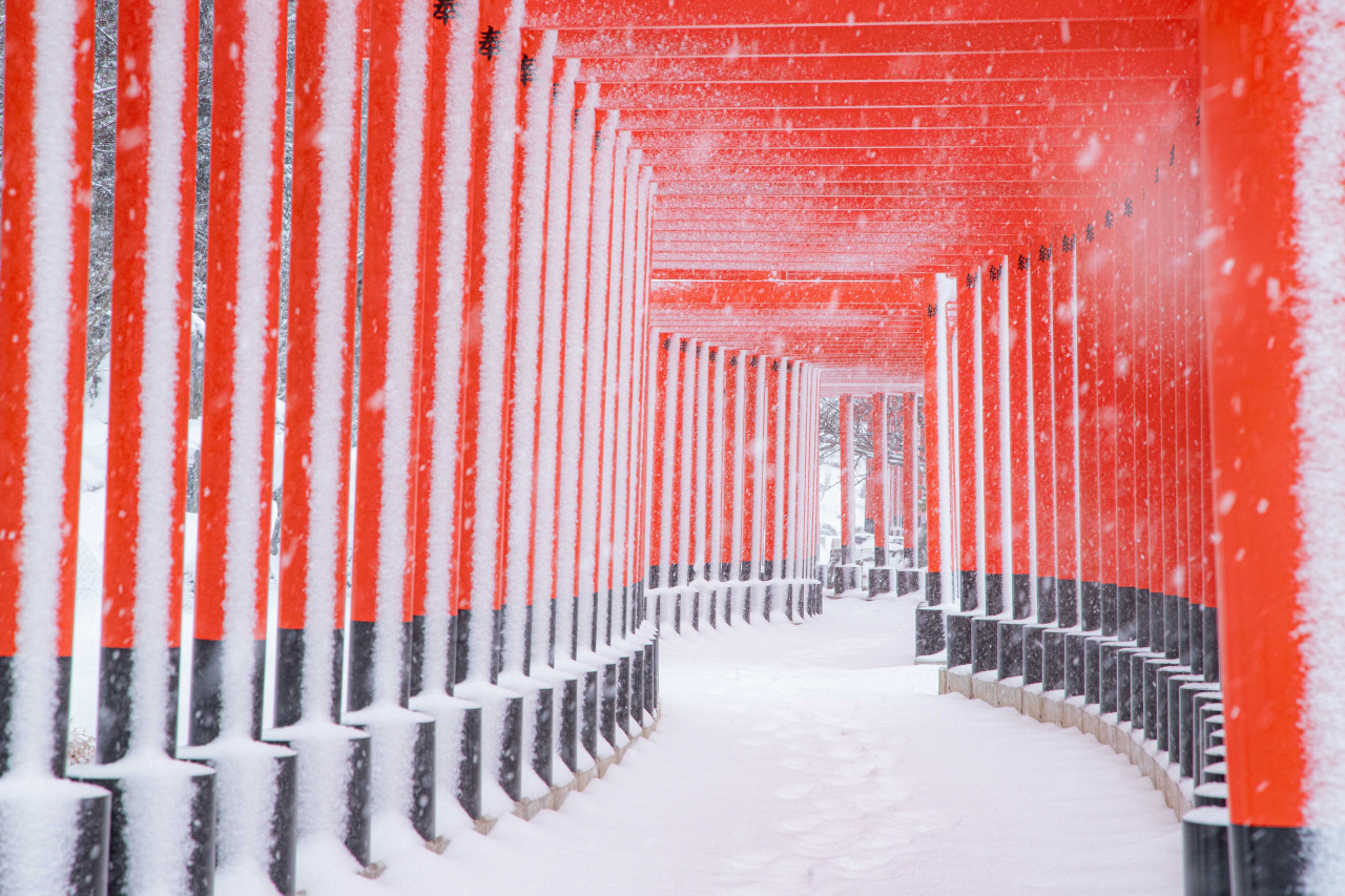 高山稻荷神社冬季雪景（plan2）