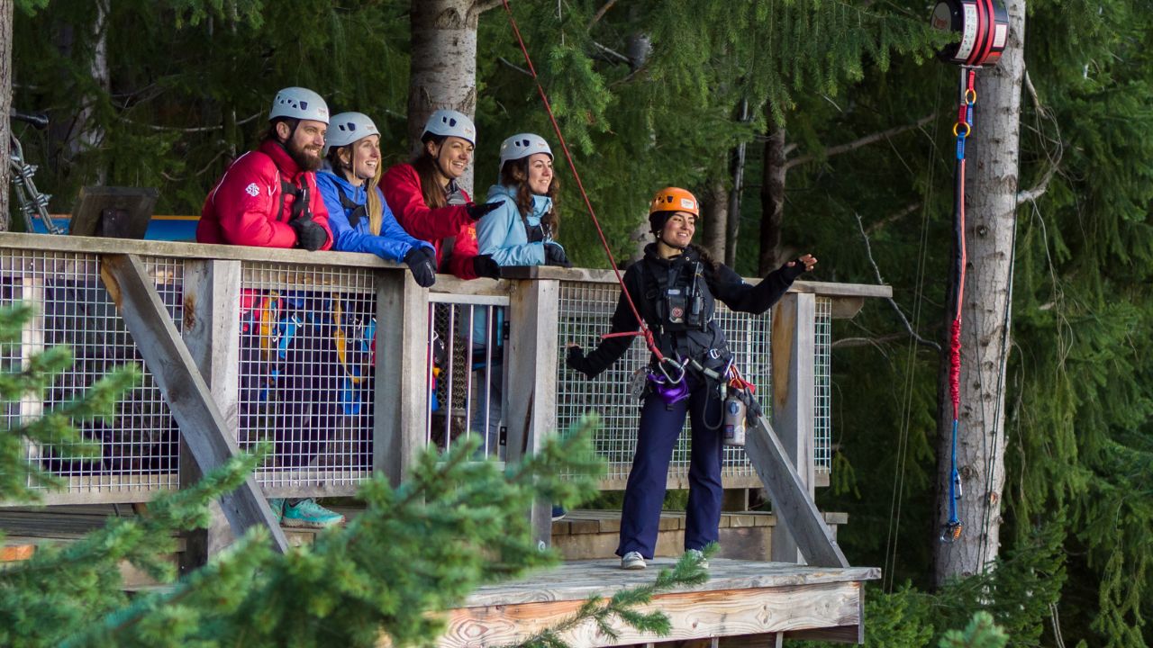 皇后鎮叢林飛索體驗（Ziptrek 提供）
