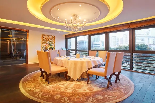 Hotel restaurant environment display map
