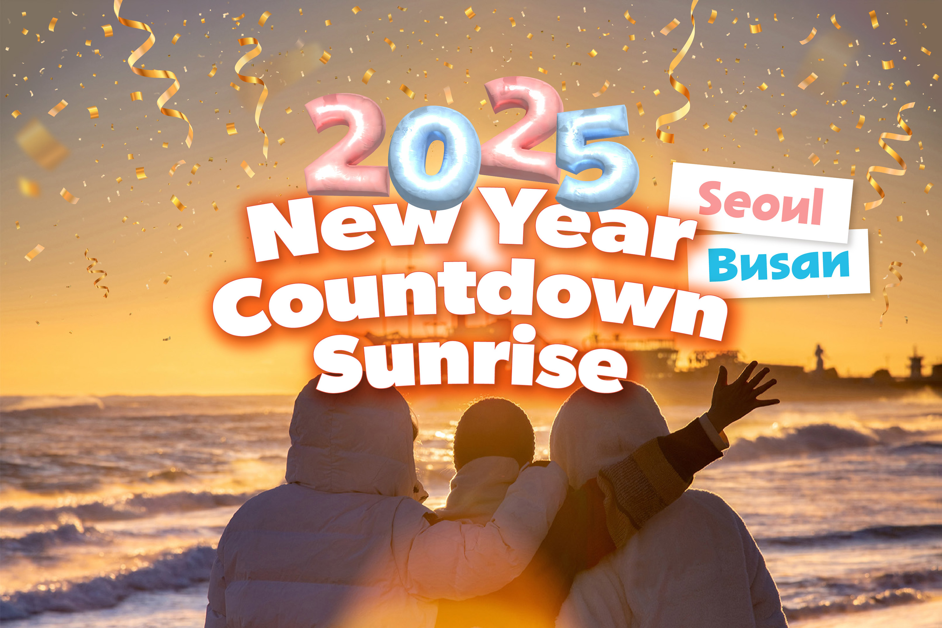 2025 New Year Countdown & Sunrise Adventure from Seoul / Busan