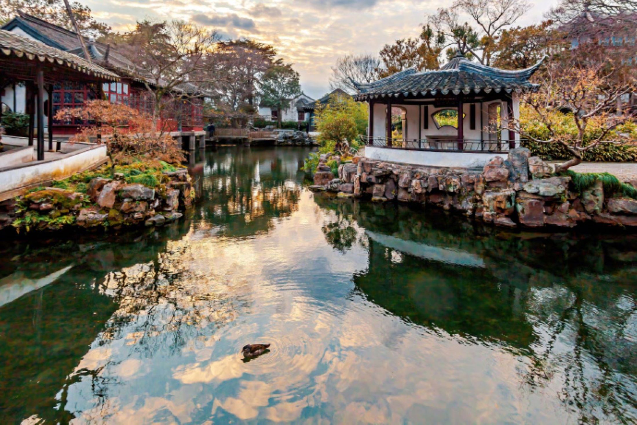 Three-day tour in Suzhou, Jiangsu (water town Zhouzhuang + famous Chinese garden Humble Administrator's Garden + Hanshan Temple + Maple Bridge walk + Suzhou River cruise + Qilishantang + Tiger Hill)