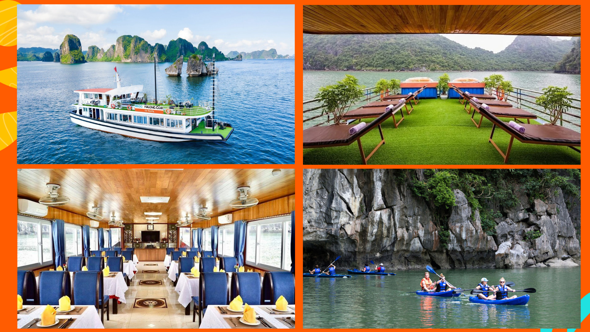 探索下龍灣之旅（We Go Halong Cruise 提供）