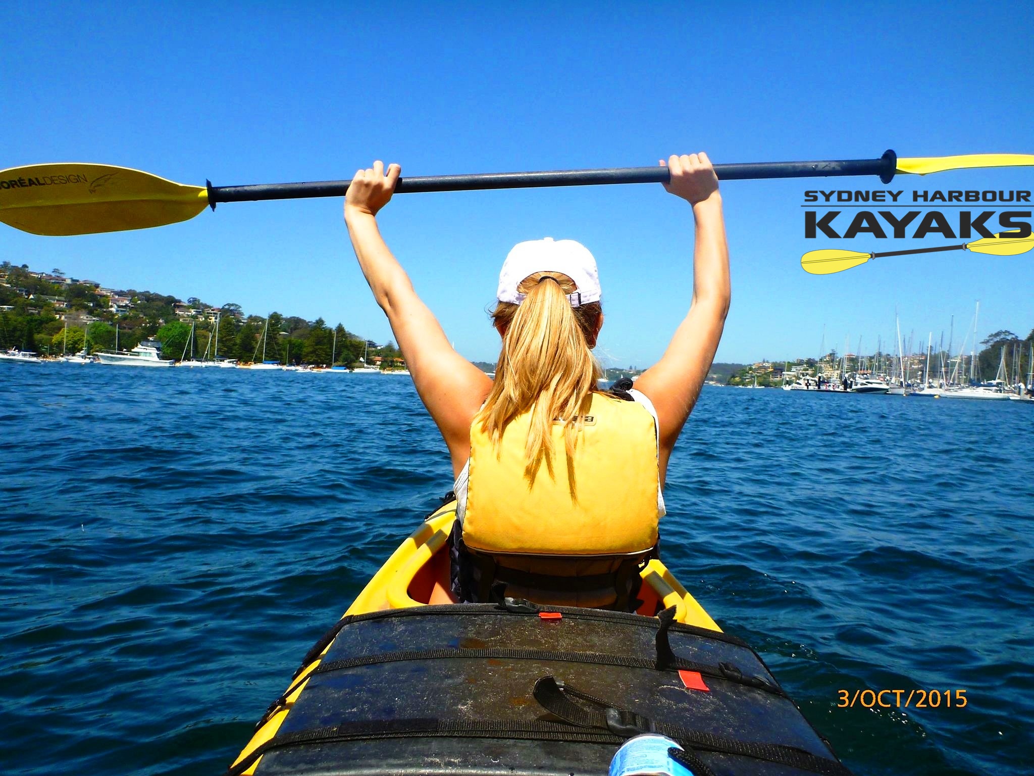 雪梨中港豪華雙人獨木舟租借（Sydney Harbour Kayaks 提供）