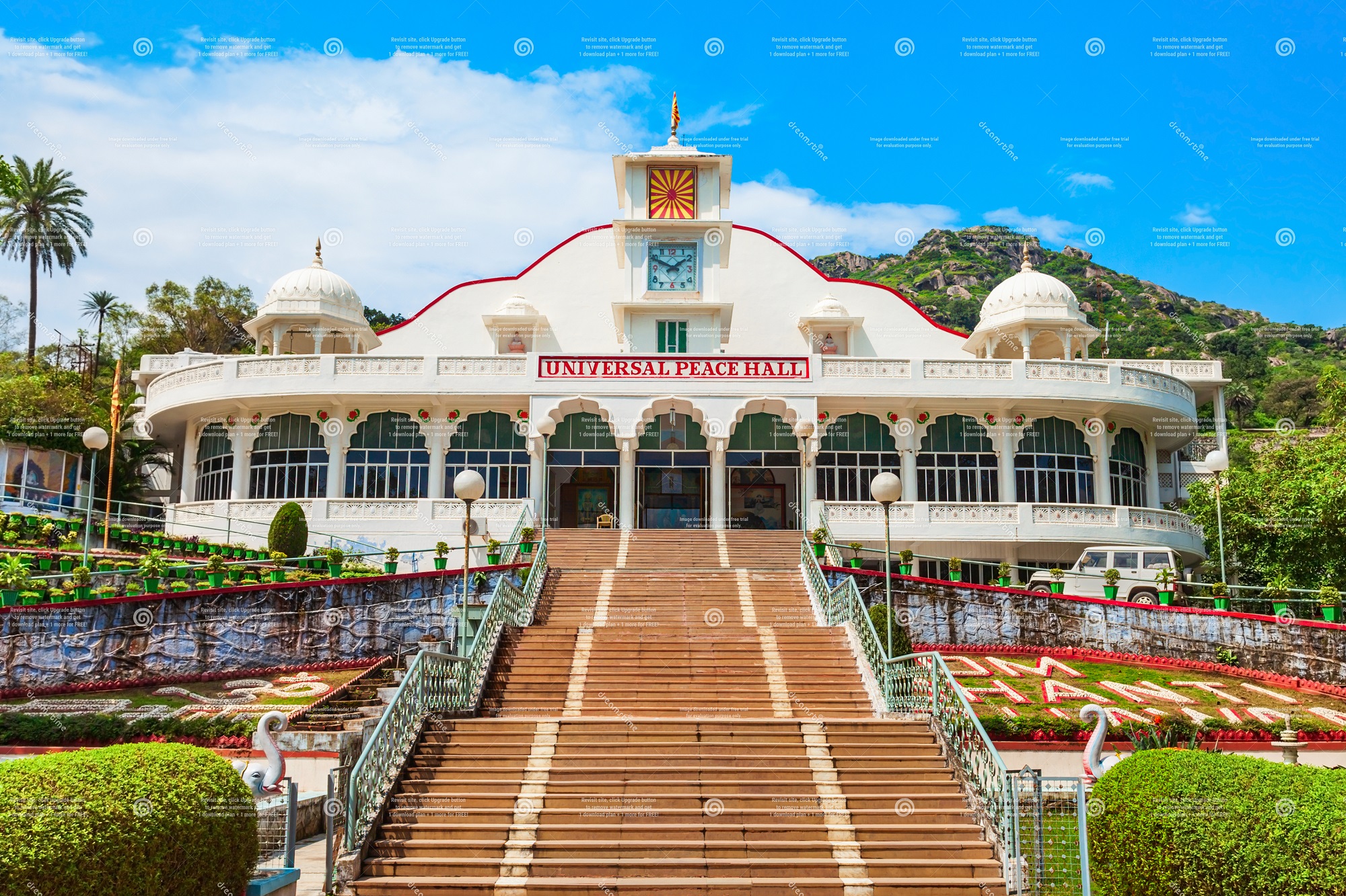 Om Shanti Bhawan Brahma Kumaris in Mount Abu.
