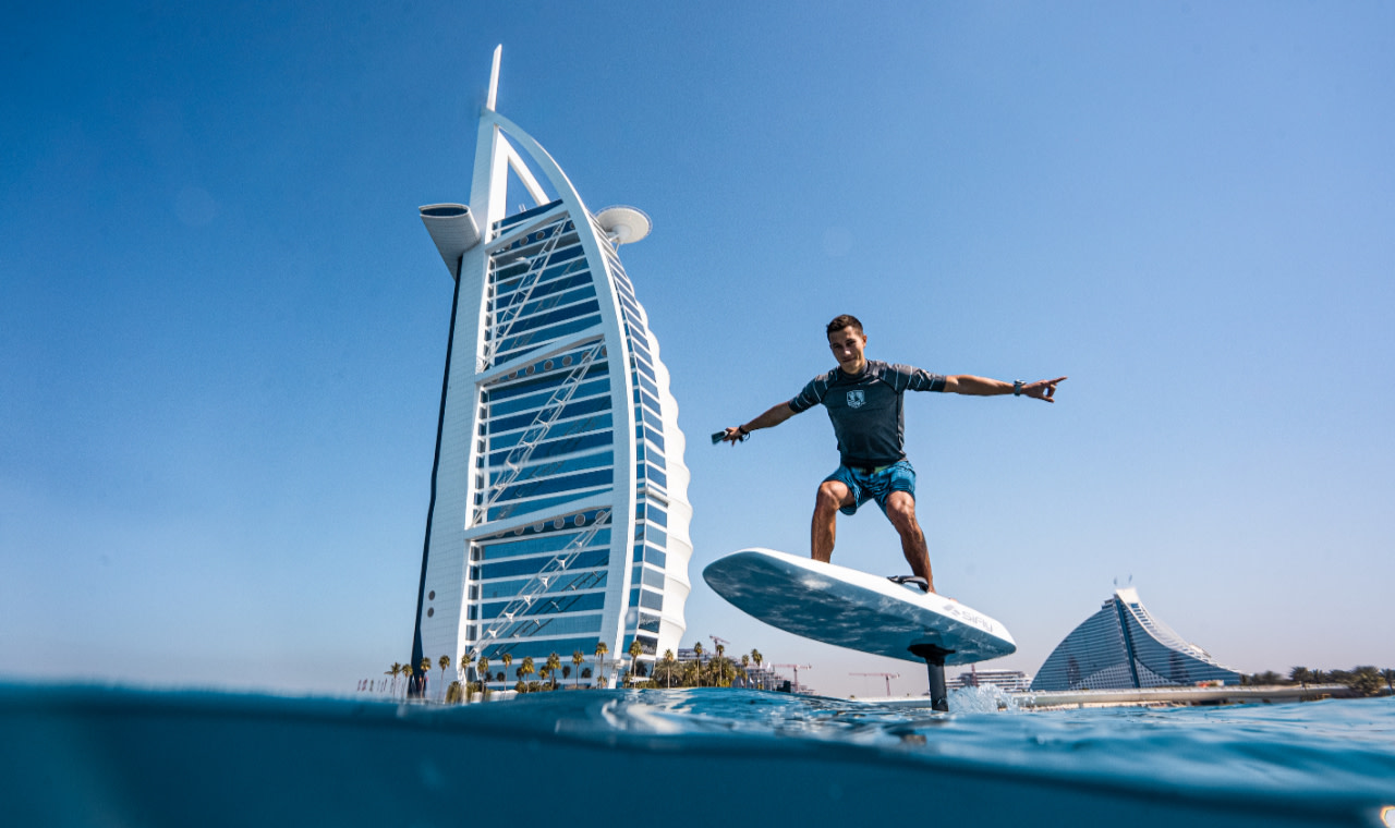 E-Foil experience at Palm Jumeirah in Dubai