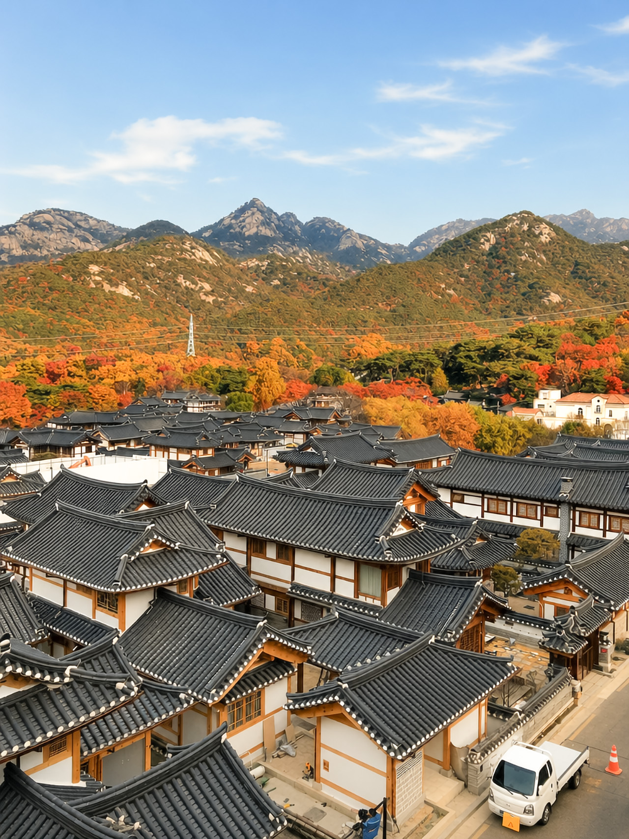 🍁秋季,恩平韓屋村成為一處寧靜的休憩之所,傳統的韓屋在絢麗的秋葉映襯下顯得格外迷人。 🍁秋季,恩平韓屋村成為一處寧靜的休憩之所,傳統的韓屋在絢麗的秋葉映襯下顯得格外迷人。