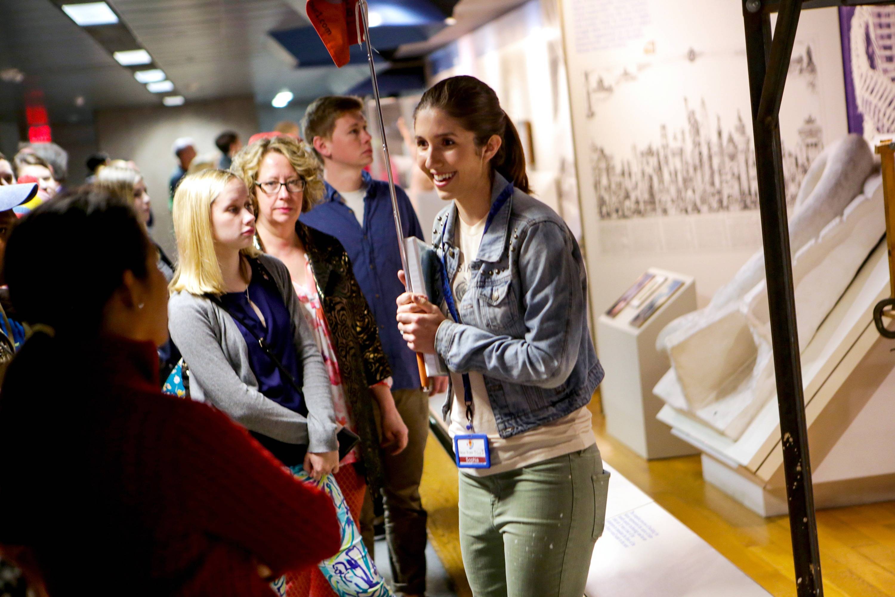 woman explaining
