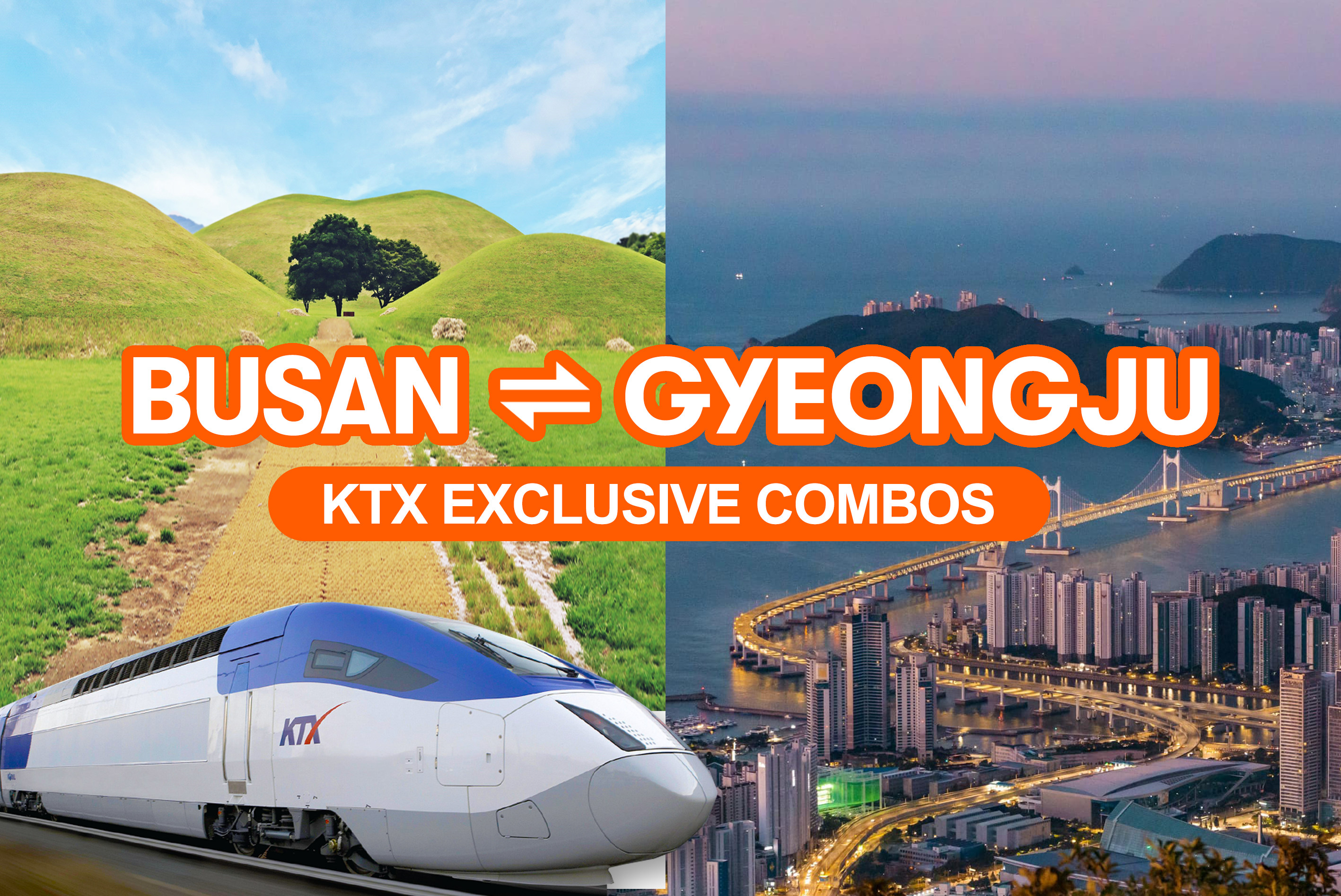 Busan - Gyeongju KTX Train Ticket