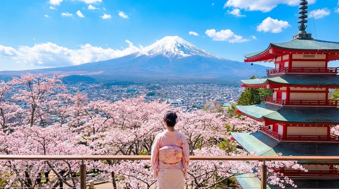 新倉山公園抬頭就能拍到經典日式景緻與雪頂山峰同框,每個角度都像明信片,晴天、傍晚都美得耐看。 新倉山公園抬頭就能拍到經典日式景緻與雪頂山峰同框,每個角度都像明信片,晴天、傍晚都美得耐看。