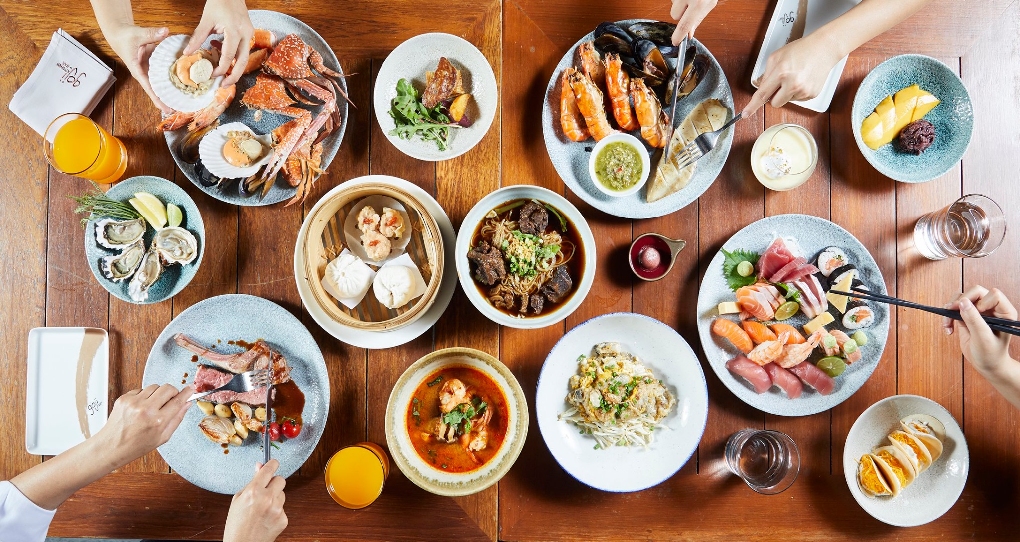 曼谷萬豪侯爵皇后公園酒店 Goji Kitchen+Bar 自助餐